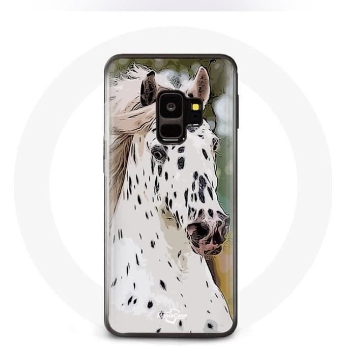 Case voor Samsung galaxy S9 plus Appaloosa Wit paard