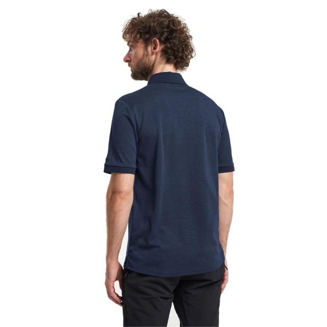 Tenson TXlite Melange Polo heren Donkerblauw 2XL