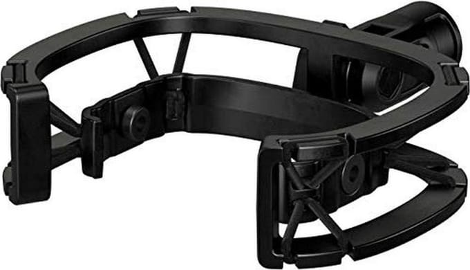 Famanu Shock Mount - Maximale isolatie van vibratiegeluid, stalen frame met verstevigde elastische ophanging, speciaal gemaakt voor Wave:1/3 microfoons