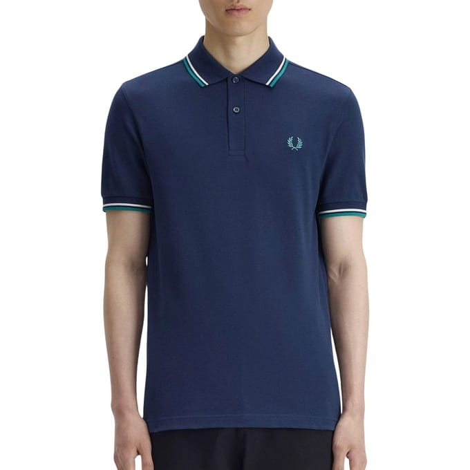 Polo Shirt Korte Mouw Fred Perry Twin Tipped Shirt