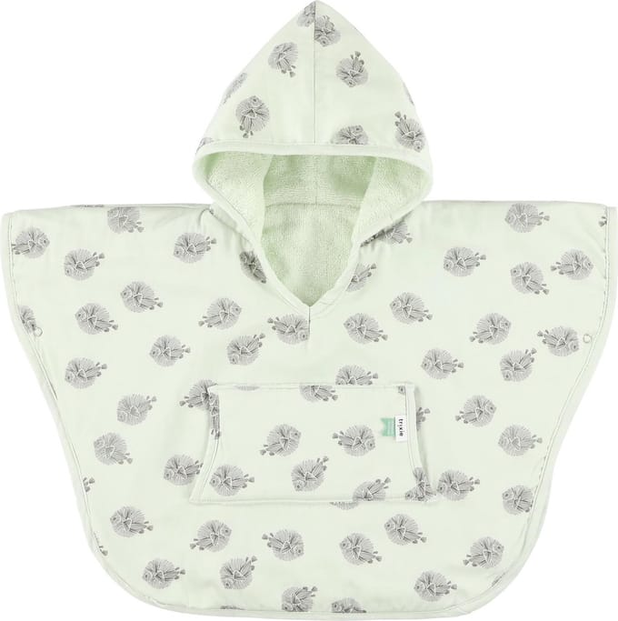 Trixie Badponcho Blowfish Junior Katoen Mintgroen 2/4 Jaar