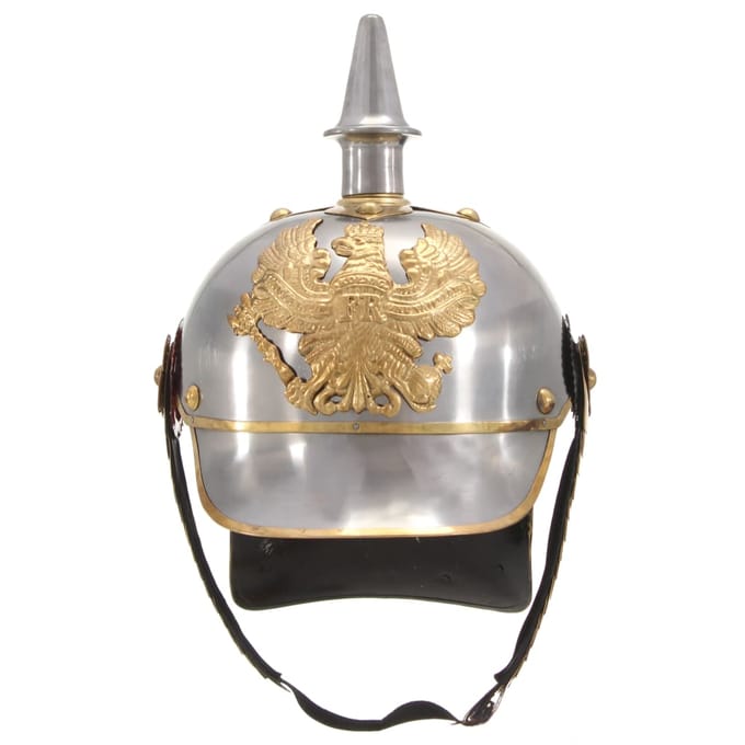 vidaXL - Pickelhaube - Germaans - replica - LARP - staal - zilverkleurig