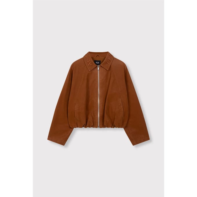 Alix The Label Faux suède ballon jacket -