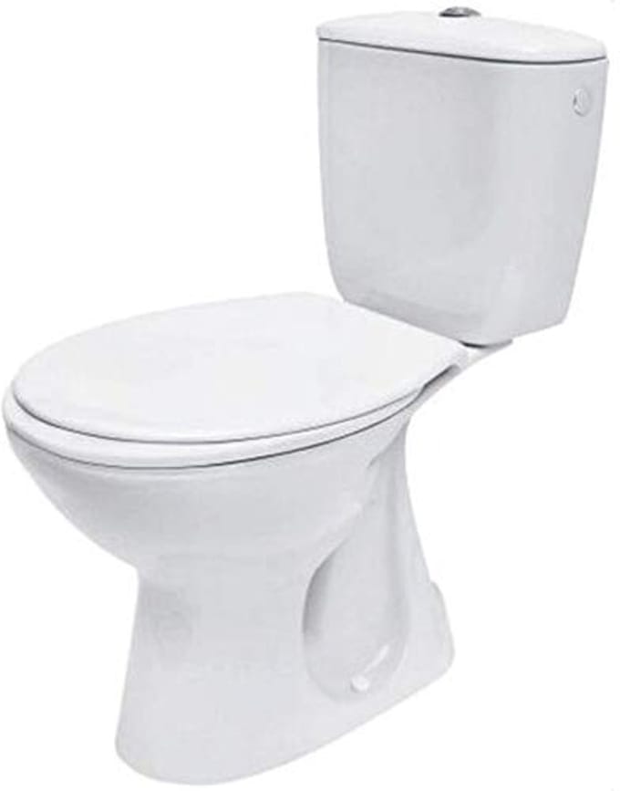 Keramisch staand toilet set met SoftClose en CleanOn technologie