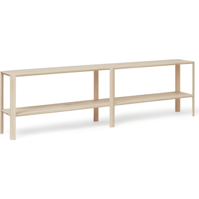 Form&Refine Leaf Rek 2x2 - eiken, wit geolied
