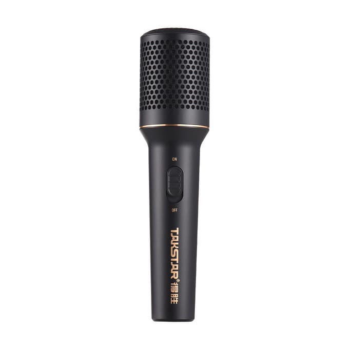 TAKSTAR Handheld Microfoon Cardioïde Dynamische Zangmicrofoon Bedraad XLR Microfoon met Aan- en Uit-schakelaar zwart