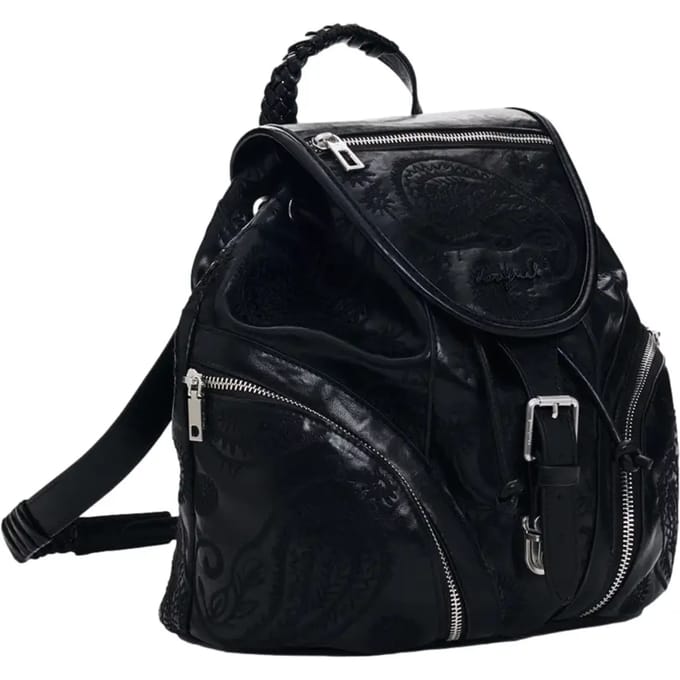 Desigual vrijetijdsrugzak rugzak Siroco Tula Mini Backpack Black zwart