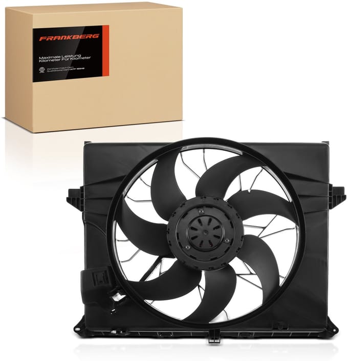 Frankberg 1x Motorradiator enkele ventilator