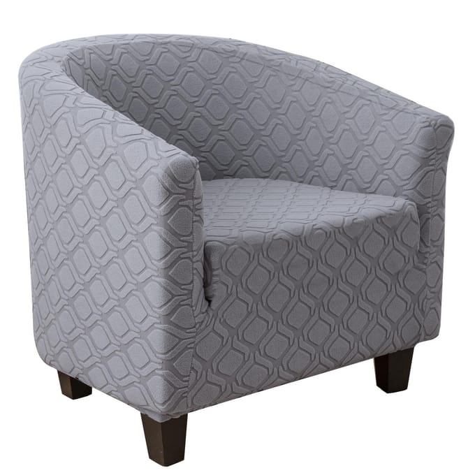 Kleine Ronde Jacquard Volledig Inclusieve Bankhoes Club Casual Eendelig Elastische Bankhoes 43.5*41 cm