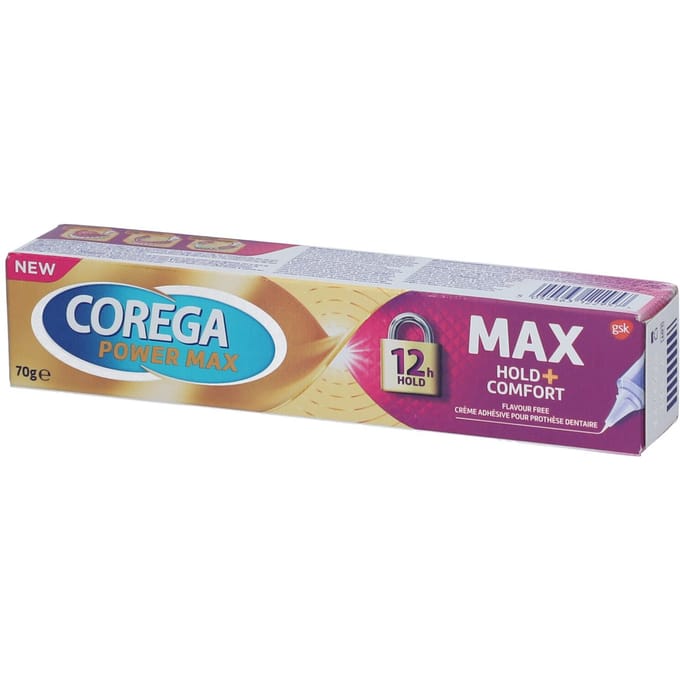 Corega Max Hold + Comfort Kleefcrème voor Gebitsprothese 70 Tandcrème