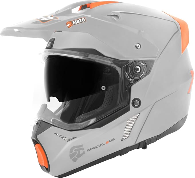 FC-Moto Merkur Pro Straight Enduro Helm -