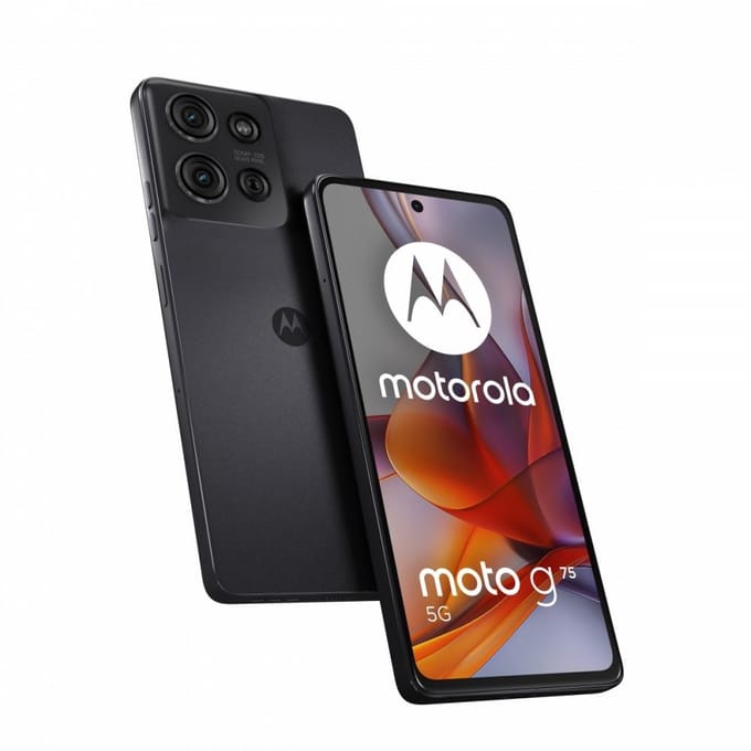 Smartphone moto g75 5G 8/128GB B2B Charcoal Gray zakelijke editie
