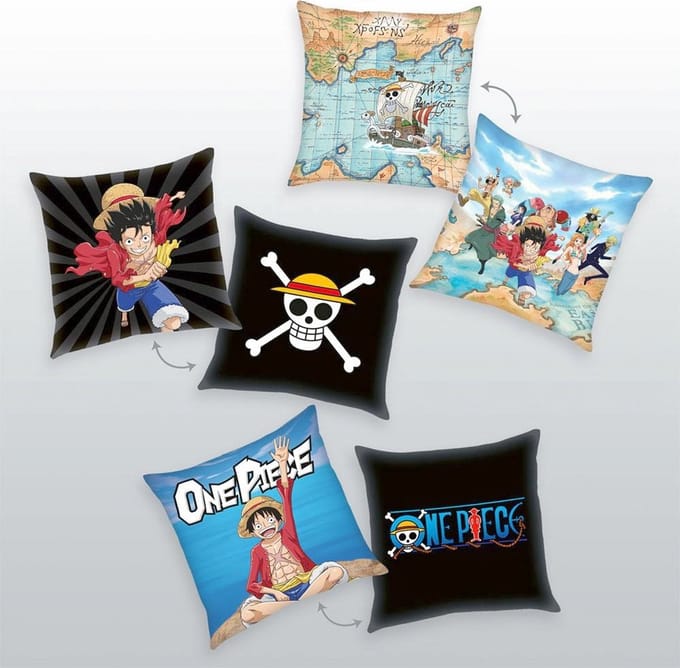 Herding One Piece - Characters 40 x 40 cm Kussen - Set van 3 - Multicolours