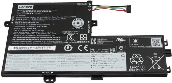 Lenovo L18M3PF7 Batterij - 52,5Wh