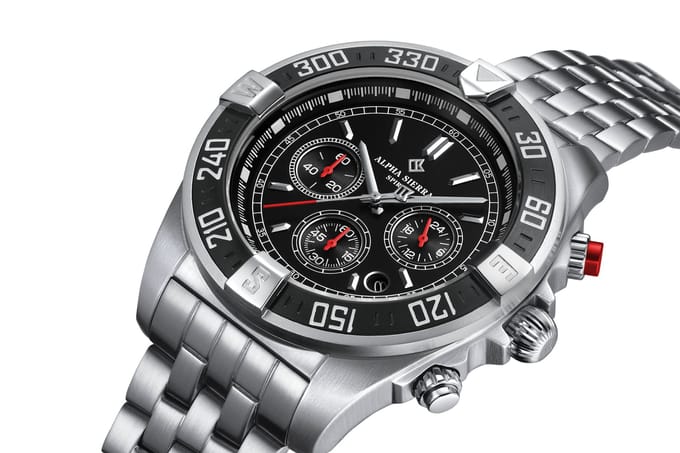 Alpha Sierra - Heren Horloge Spirit - Zilver