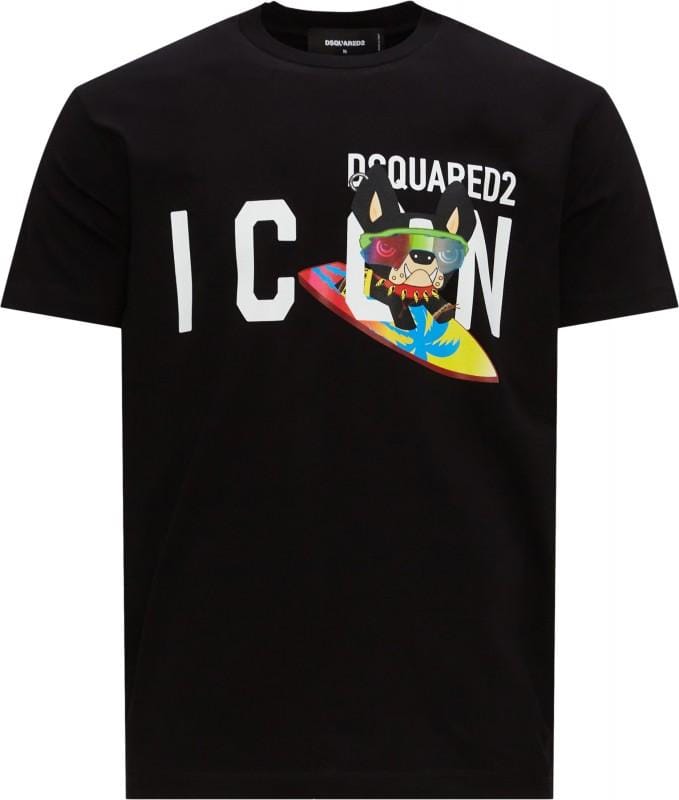 T-shirt homme DSQUARED2 icon - Taille: M white