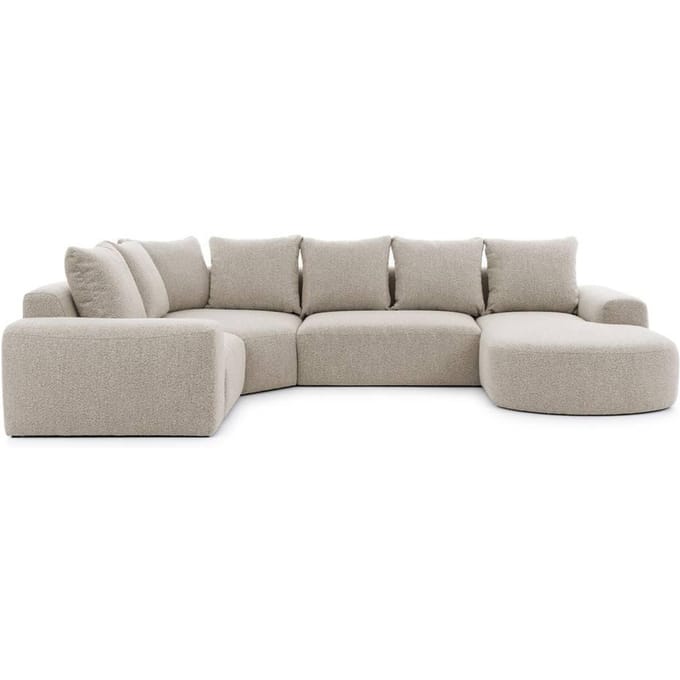 U-bank Monteri links bouclé modulair | NADUVI Collection