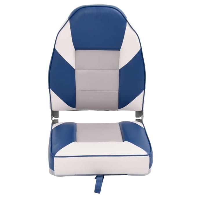 vidaXL - Bootstoel - met - hoge - rugleuning - inklapbaar - 39x43x58 - cm