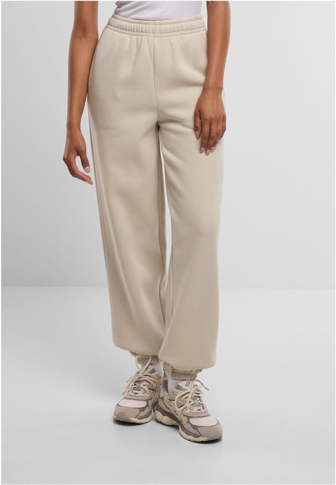 Urban Classics - Fluffy Dames joggingbroek - XXL - Grijs