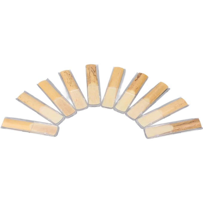 10 STUKS Tenorsaxofoon Rietjes Sterkte 2.5 Bb Toon Rietjes Vervanging voor Beginners en Uitvoerders beige