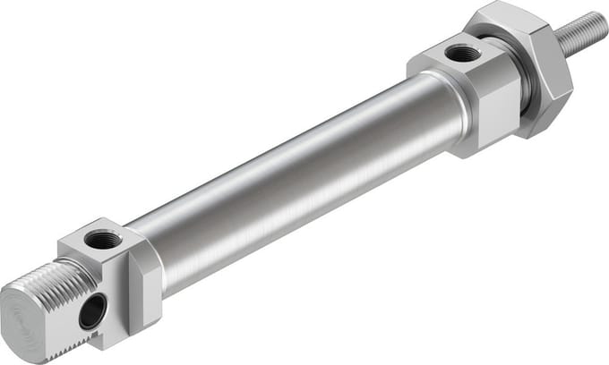 Festo Cilinder 20mm Boring 80mm Slag ISO 6432 Dubbelwerkend - 19211 - P2CSR