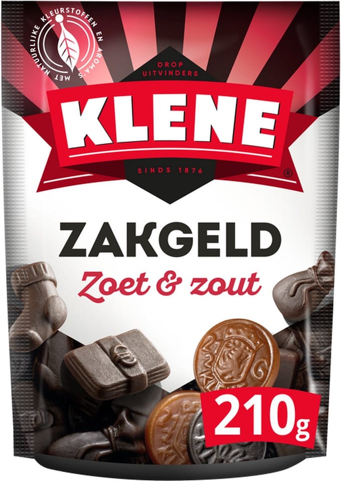 Klene | Zakgeld | Zoet & Zout | 8 x 210 gram