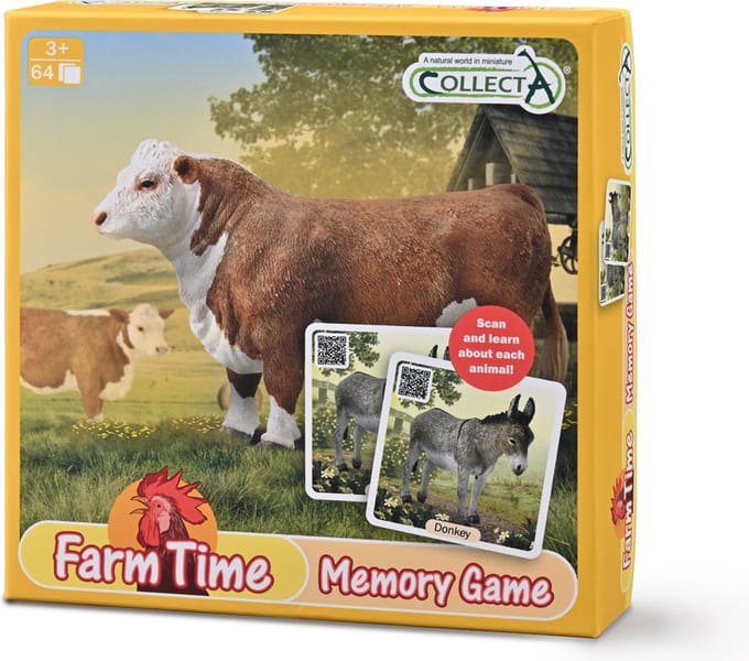 COLLECTA Geheugenspel - Boerderijleven - Educatief - Geheugenspel