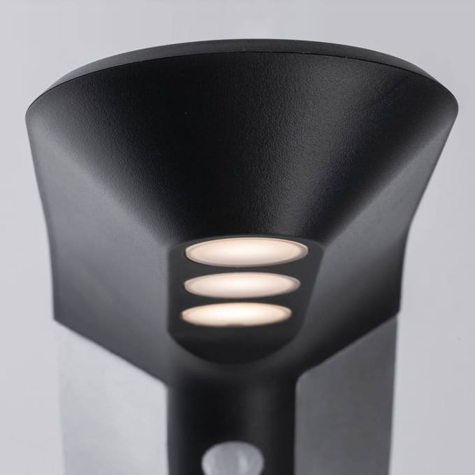 Solar LED-bolderlamp Soley Bewegingsmelder IP44 3000K 42lm Antraciet