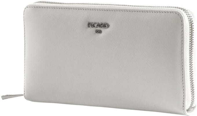 PICARD portemonnee Bingo Zip Around Wallet White Lily wit