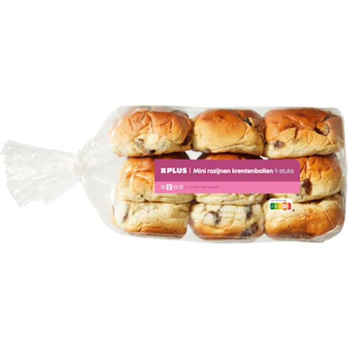 Mini krenten rozijnen bollen