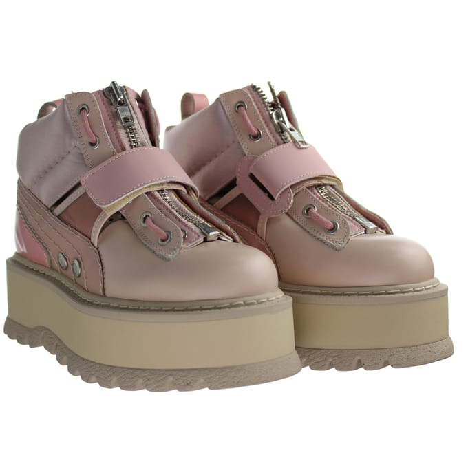 Puma x Fenty Silver Bridal Rose Strap Dames Laarzen
