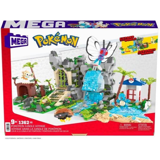 Pokemon Mega Construx Ultimate Jungle Expedition Bekende knuffels