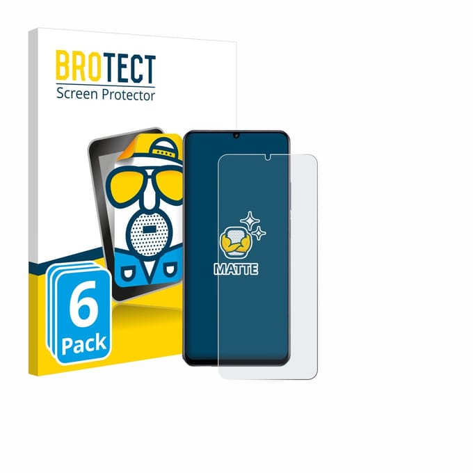 BROTECT - Screenprotector voor realme Note 70 - Folie Beschermfolie matte 6 Stuks