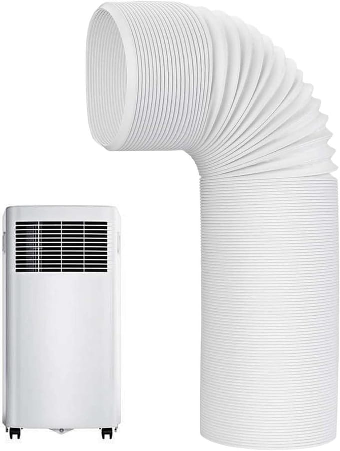 Airco Afvoerslang - Flexibele Pijp - Mobiele Koeling - Hittebestendig PVC - 130/150mm Diameter - Zwart