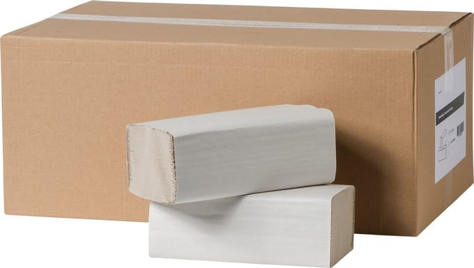 Handdoekjes Z-vouw naturel 1laags