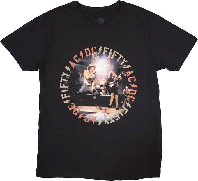 AC/DC - Live! Heren T-shirt - S - Zwart