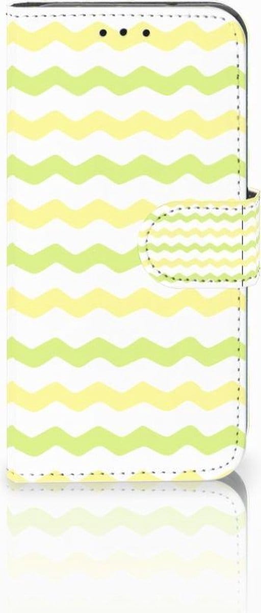 Samsung Galaxy S10e Telefoon Hoesje Waves Yellow
