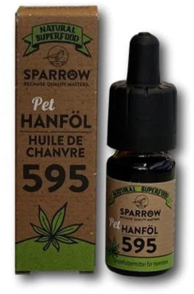 SPARROW honden en katten Pet Full Spectrum Hemp Oil With CBD 595 - 6 % cannabinoïden -10ml