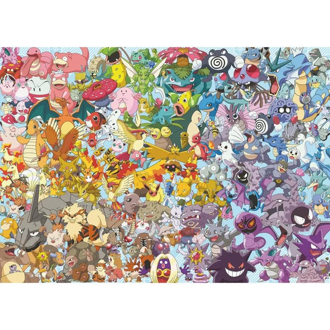 Ravensburger - Pokémon Challenge Puzzel - 1000 st - Legpuzzel
