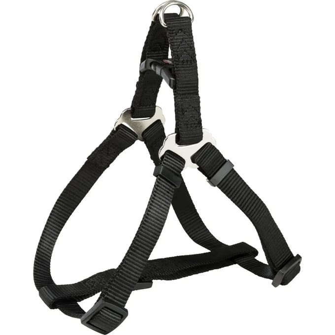 Trixie Premium One Touch harness M: 50-65 cm/20 mm black