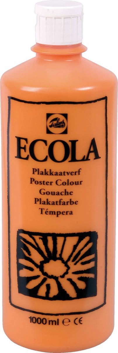 Ecola plakkaatverf 235 Orange 1000ML