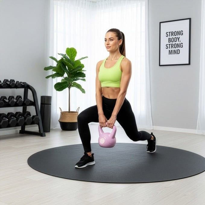 Kettlebell | Kettle Bell | Roze | 10 kg