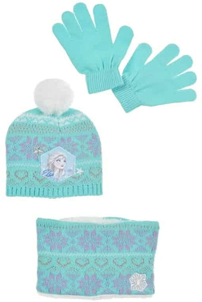 Disney Frozen Winterset - Muts + Sjaal + Handschoenen - Mintgroen - Maat 52 cm - ± 2-4 jaar