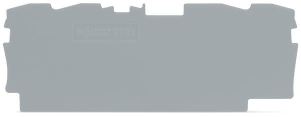 WAGO TOPJOB-S Eind En Tussenplaat 1mm Grijs - 2004-1491 [20 Stuks]