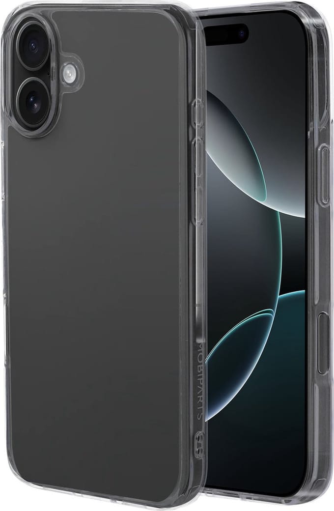 Mobiparts hoesje geschikt voor Apple iPhone 16 Plus - Hardcover - Transparant