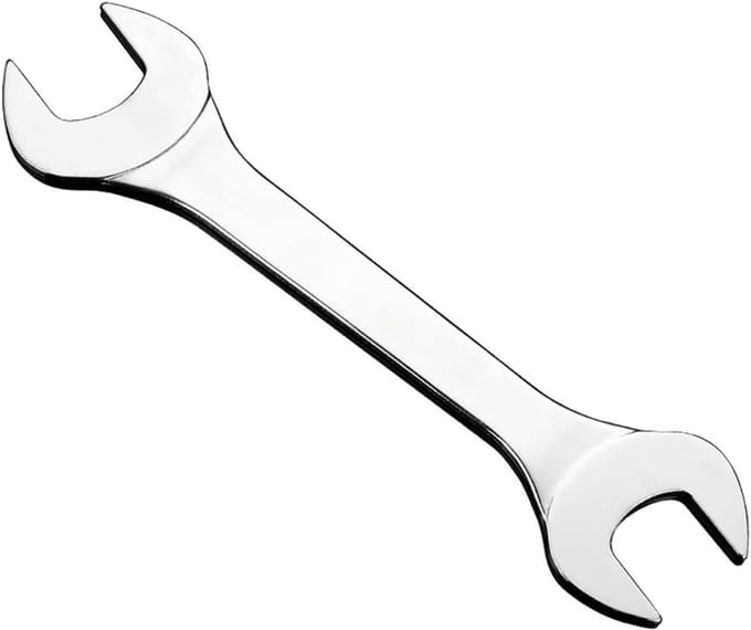 Ultra Dunne Open Eind Sleutel 22x24MM - Dubbel Eind Steeksleutel voor Beperkte Ruimte, Professionele Gereedschapset (1 Stuk)
