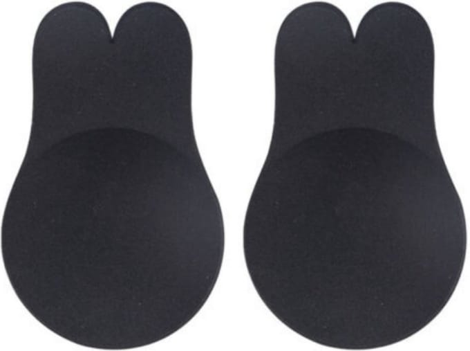 Herbruikbare Tepelplakker - Zelfklevende tepelsticker - Nipple covers - Maat M-L - Zwart