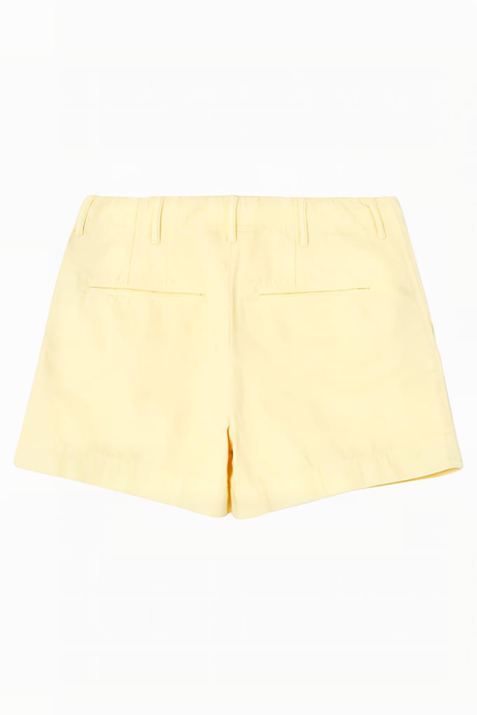 RE/DONE 90s Trouser Short Washed Buttercream Größe: 31 | Kurze Sporthosen Outlet | Damen