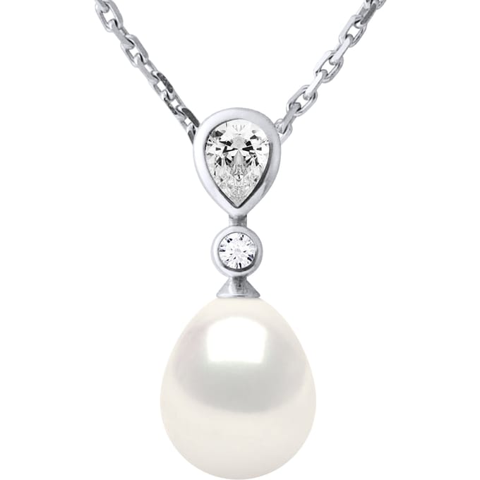Halsketting Sieraden - Echte Gecultiveerde Zoetwaterparel Parel 8-9 mm