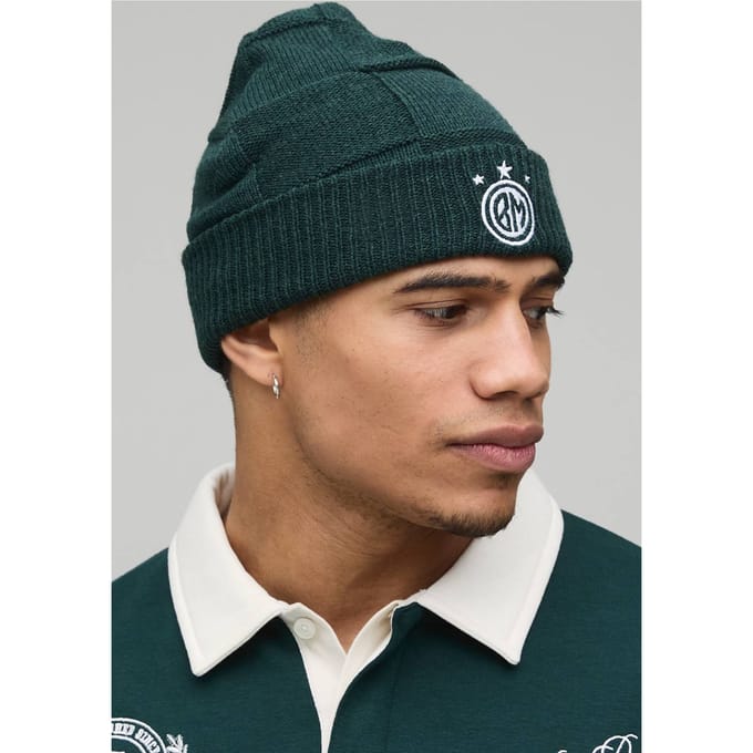 Circa 98 Crest Checkerboard Beanie | Forest